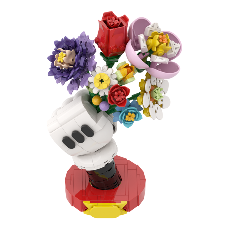 Lego-compatible Creative Vase Bricks