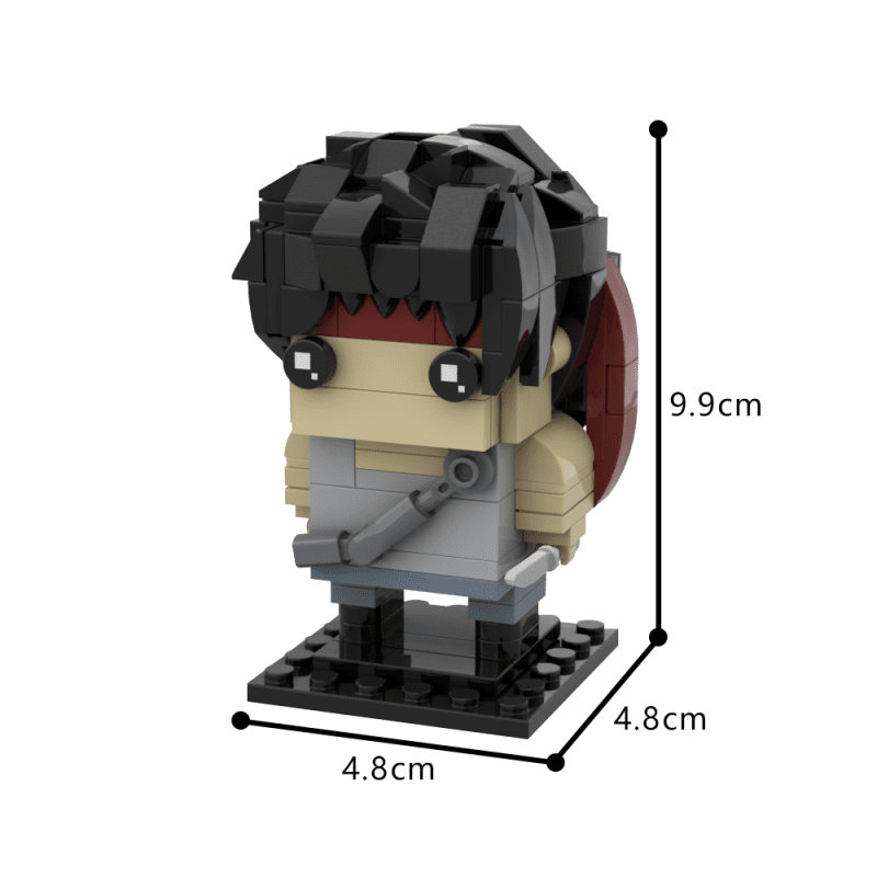 rambo-frst blood building block figure
