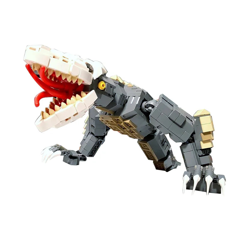MOC building block set Godzilla Skull Crawler compatible toy for LEGO fans