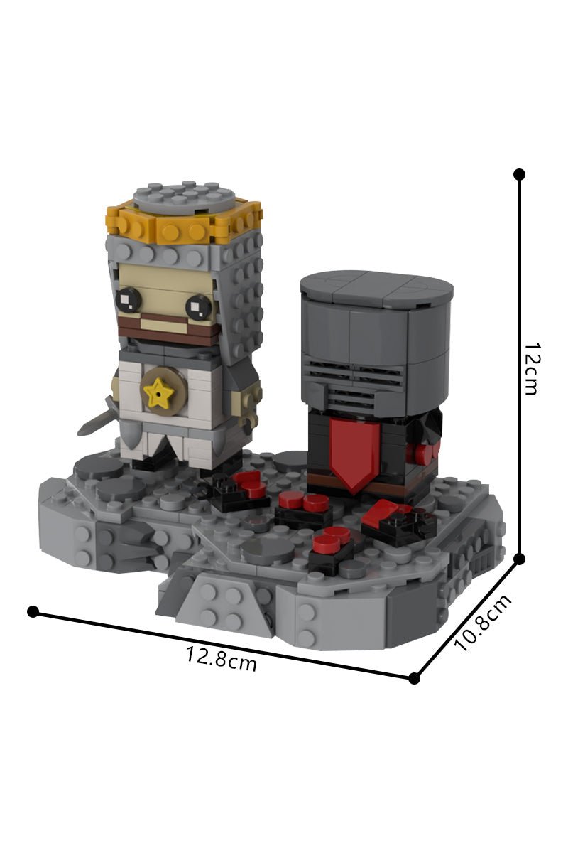 Medieval Knight Duel Building Block Set – 311 Piece Armored Warrior Battle Display - compatible brick display model image 7