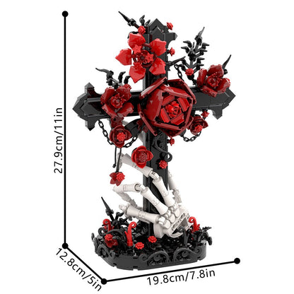 Gothic cross display model gift for architecture lovers