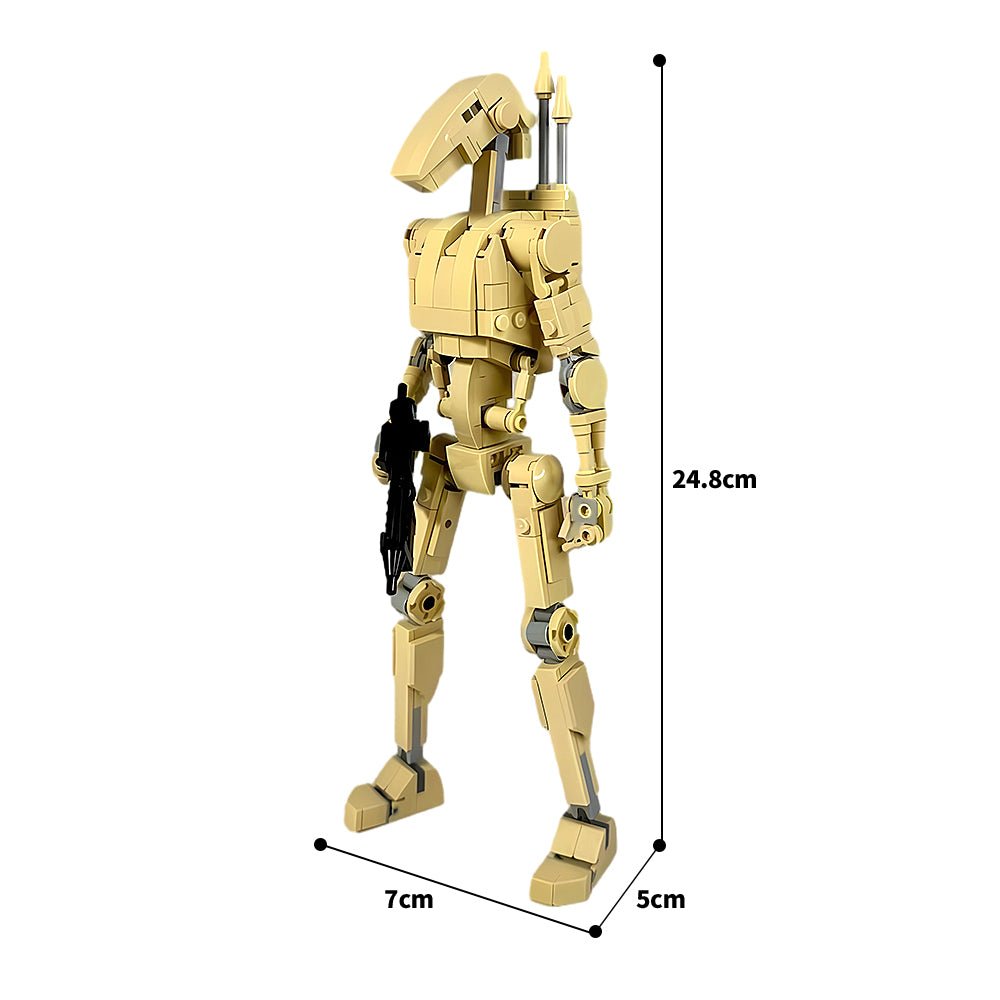 Sci-Fi Mechanical Droid Building Block Set – 367 Piece Futuristic Robot Construction Toy for Kids & Adults
