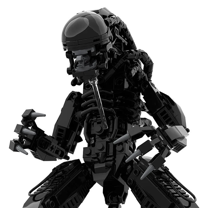 New MOC Alienes Drooling Monster Action Figure Building Blocks DIY Bricks Xenomorph Parasitoid Toys Gifts for Kid Adult Gift