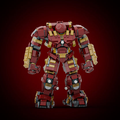 MOC Hulkbuster Mecha Building Blocks Set – Giant Robot Armor Battle Toy for Kids & Adults - compatible brick display model image 10