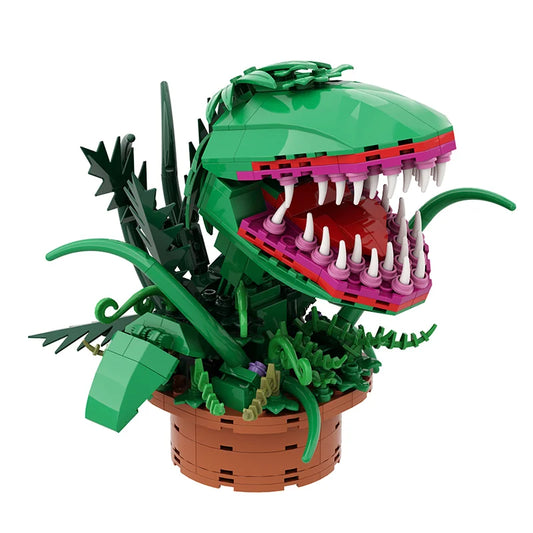  MOC building blocks Venus Flytrap DIY carnivorous plant model kit