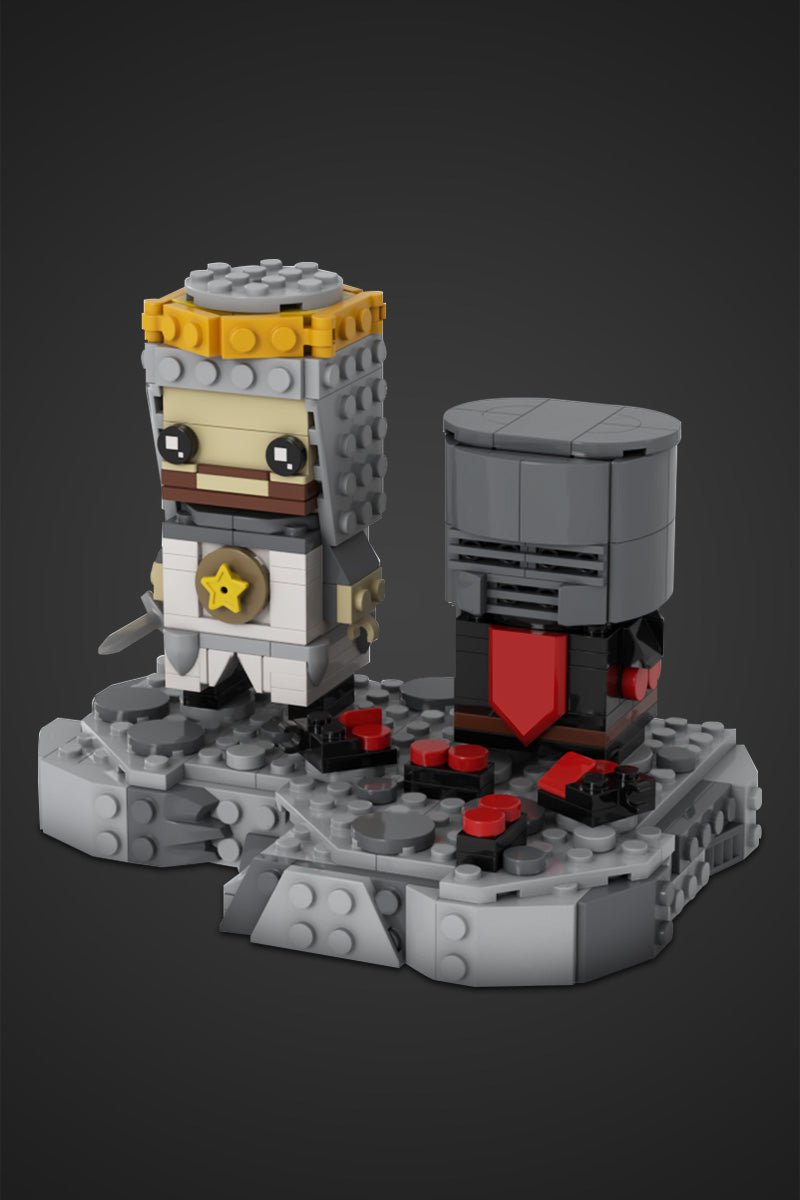 Medieval Knight Duel Building Block Set – 311 Piece Armored Warrior Battle Display - compatible brick display model image 3