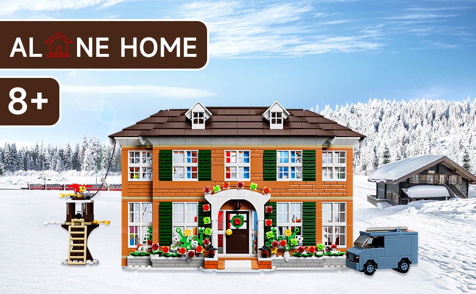 Christmas Family House Building Blocks Set – 1138PCS Holiday Treehouse Scene with Furniture, Creative STEM Construction Toy & Perfect Christmas Gift for Kids and Adults