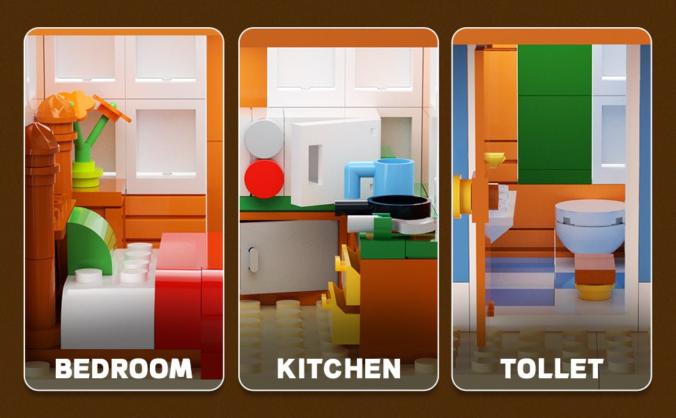 Christmas Family House Building Blocks Set – 1138PCS Holiday Treehouse Scene with Furniture, Creative STEM Construction Toy & Perfect Christmas Gift for Kids and Adults