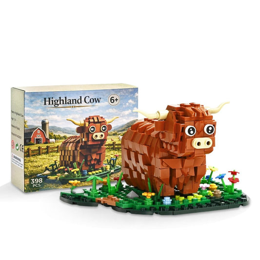 highland cow building set