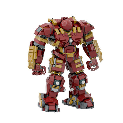 Hulkbuster robot building blocks for kids, compatible with major brick brands, superhero battle toy