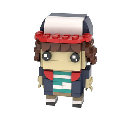 compatible brick Parent-Child Interaction MOC building blocks Stranger Things toy set with Eddie Munson’s campervan and Demodog toy