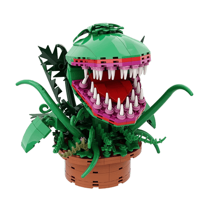 MOC DIY carnivorous plant model kit Venus Flytrap creative small brick toy