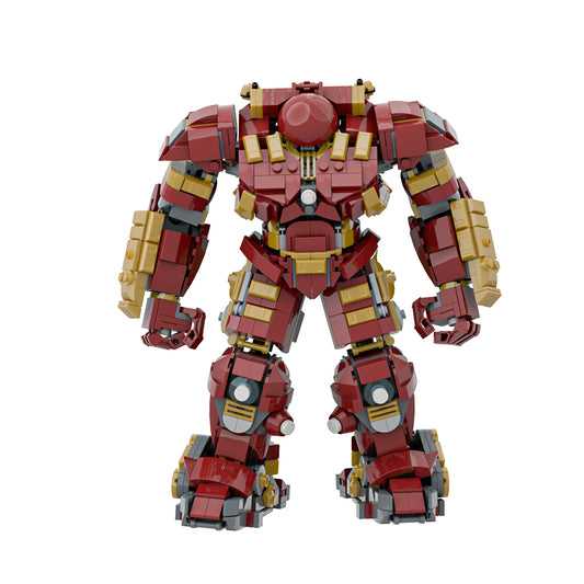 MOC Hulkbuster mecha building blocks set, compatible with LEGO, giant robot armor toy