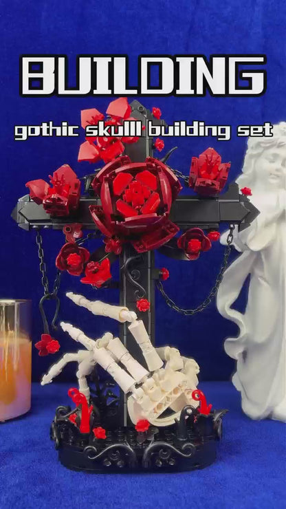 Gothic cross building blocks set video preview