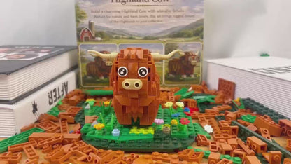 Highland cow building set video preview